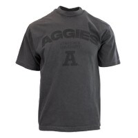 TSHIRT AGGIES UTAH STATE UNIVERSITY A BLACKOUT TYS DYES